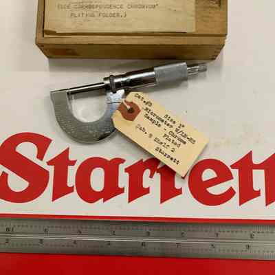 Catalog #3 Micrometer Chrome Plated w/LN-RS