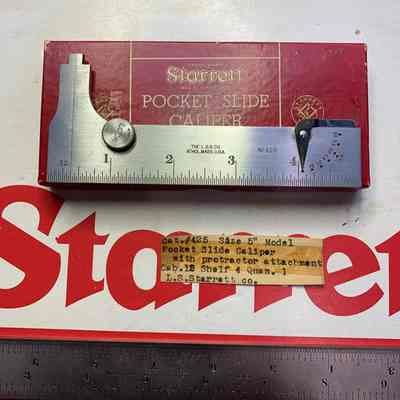 Catalog #425 Slide Caliper w/Protractor Attachment
