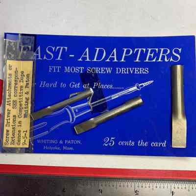Screw Driver Fast-Adapters