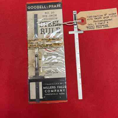 Depth Gage & 6 Inch Rule No. 20