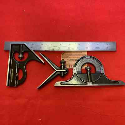 Combination Square Set 12 Inch Lufkin No. 535
