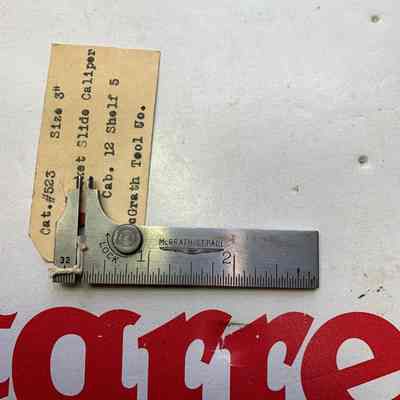 Caliper Slide Caliper Pocket McGrath Tool Co. #523