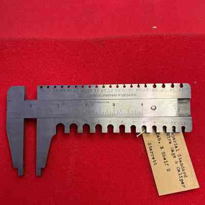 Wire Gauge Imperial Standard & Caliper Starrett