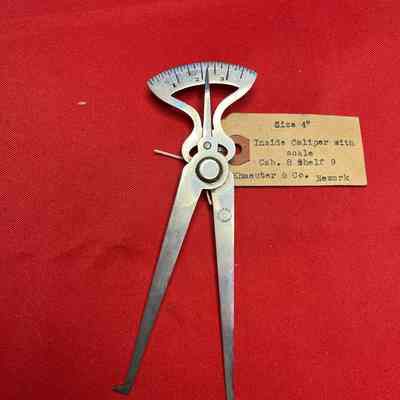 Calipers Inside w/Scale Khaeuter 4 Inch