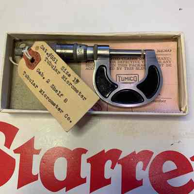Tubular Catalog #851 Micrometer