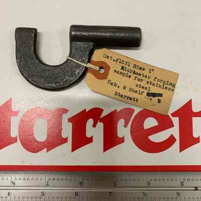 Catalog #1231 Forging Sample Stainless