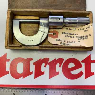 Micrometer Direct Reading & Metric