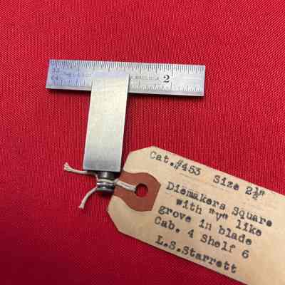 Square Starrett Diemakers' Square No. 453 21/2 Inch.