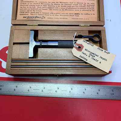 Lufkin Micrometer Depth Gage #312 0-3"