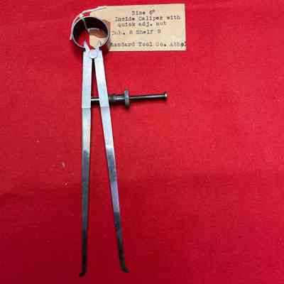Calipers Inside w/Quick Adjust Nut Standard Tool 6 Inch
