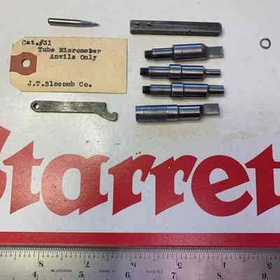 Slocomb Catalog #31 Tube Micrometer Anvils Only