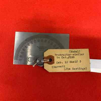 Protractor Starrett Model Similar to Cat. #183