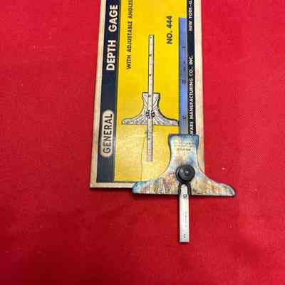 Depth Gage w/Adjustable Angles General No. 444