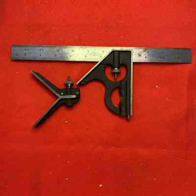 Combination Square & Center Head B & S No. 402 12 Inch