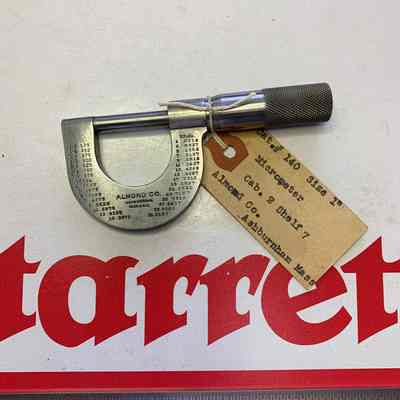 Almond Co. Catalog #140 Micrometer