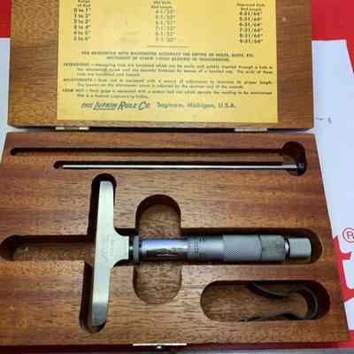 Lufkin New Style Micrometer Depth Gage