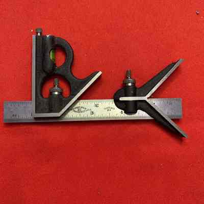 Combination Square & Center Head B & S No. 402 6 Inch