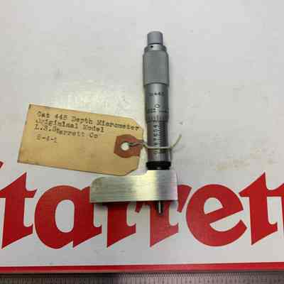 Catalog #445 Micrometer Depth Gage