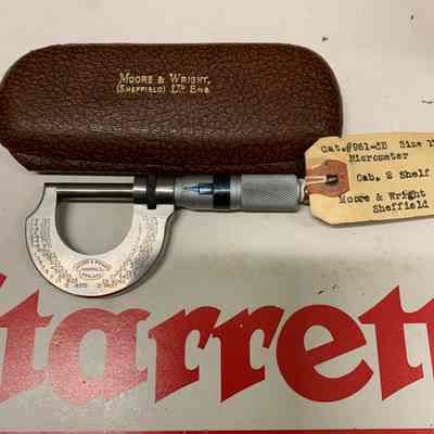 Moore & Wright Catalog #961SB Micrometer