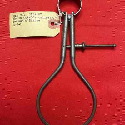Calipers Outside Round B & S No 801 6 Inch
