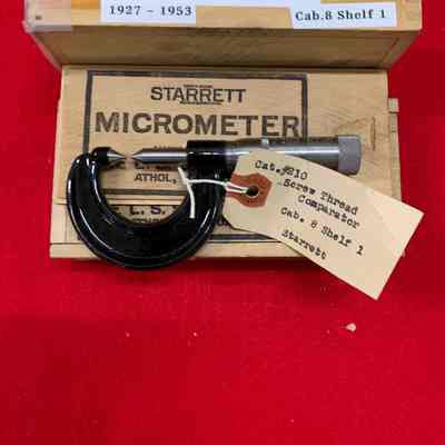 Catalog #210 Screw Thread Micrometer