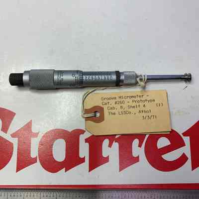 Catalog #260 Groove Micrometer