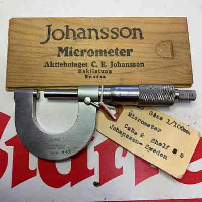 Johansson Micrometer #10 Sweden (K45)