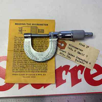 Great Lakes Micrometer #85