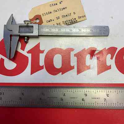 Caliper Slide Caliper Spiegle 4"