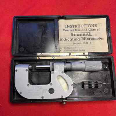 Federal Indicating Micrometer No. 200P-1