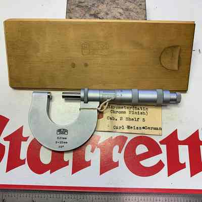 Zeiss Micrometer 0-25mm 0.01
