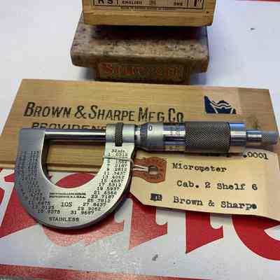 B & S Catalog #10S Micrometer Stainless