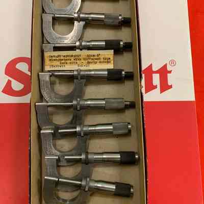 Micrometers w/Different Type Lock Nuts (8)