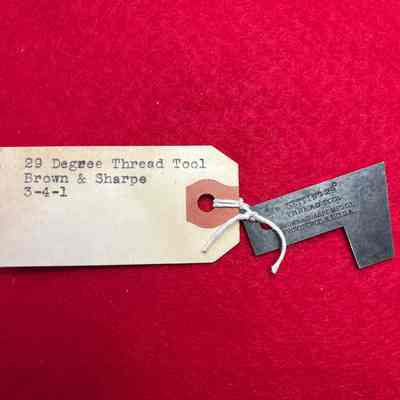 Thread Tool B & S 29 Degree