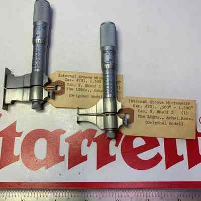 Catalog #701 Micrometer Groove (A & B)
