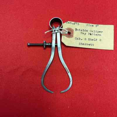 Calipers Outside Fay Pattent Starrett No. 75 3 Inch