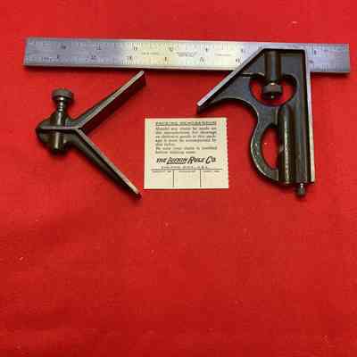 Combination Square w/ Center Head 9 Inch Lufkin No. 25C
