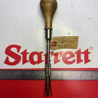 Screw Driver Starrett w/Holder