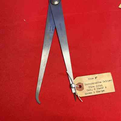 Calipers Hermaphrodite Firm Joint B & S 8 Inch