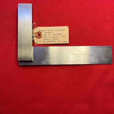 Square B & S Solid Steel Square Hardened No. 540