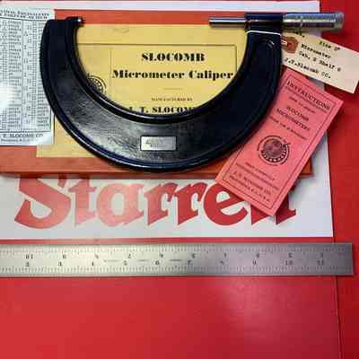 Slocomb Catalog # Micrometer 5 Inch