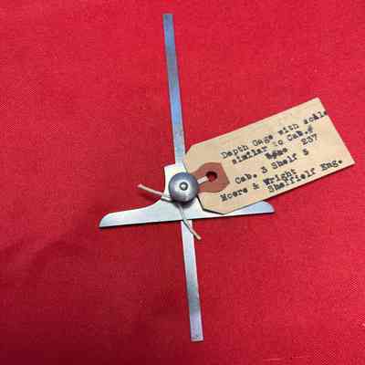 Depth Gage w/Scale Moore & Wright