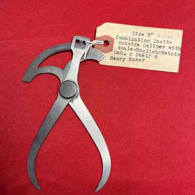 Calipers Combination Outside Inside 3 Inch 8 mm w/Scale