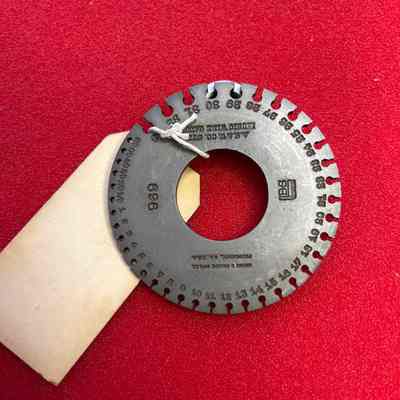 Wire Gauge Std. Music Wire B & S No. 969