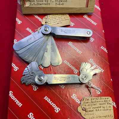 Screw Pitch Gage No. 4 & Thickness Gage No. 72 Starrett