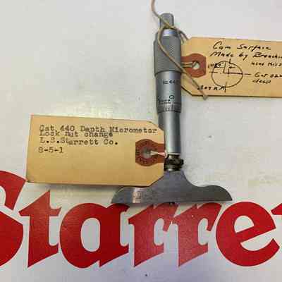 Catalog #440 Micrometer Depth Gage