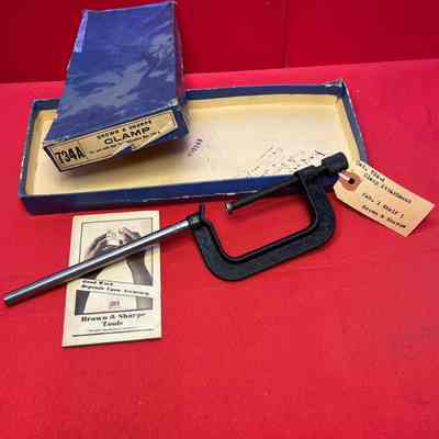 Clamp B & S No. 734A for use w/Dial Test Indicators Nos. 730 & 733