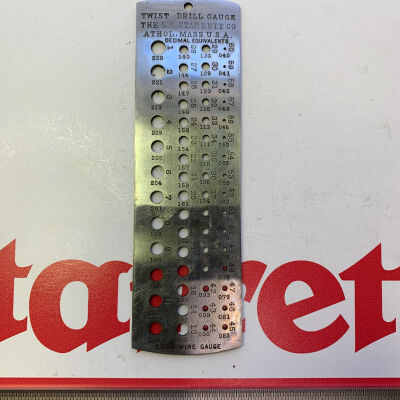 Catalog #186 Drill and Steel Wire Gauge