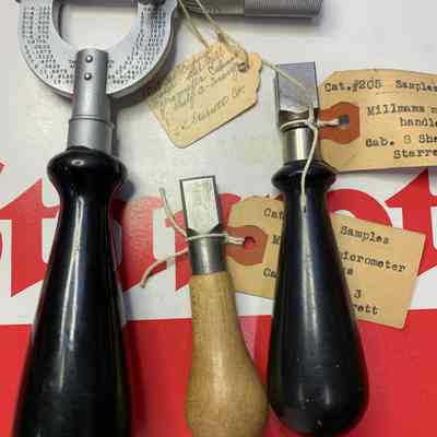 Catalog #205 Steel Mill Micrometer (Original Model) & Sample Handles