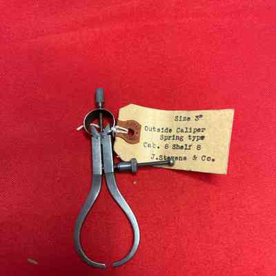 Calipers Outside Spring Type J. Stevens A. & T. Co. 3 Inch